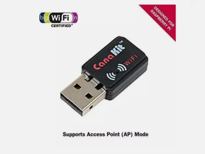 CanaKit Raspberry Pi WiFi Wireless Adapter/Dongle (802.11 n/g/b 150 Mbps) - Image 1 of 3