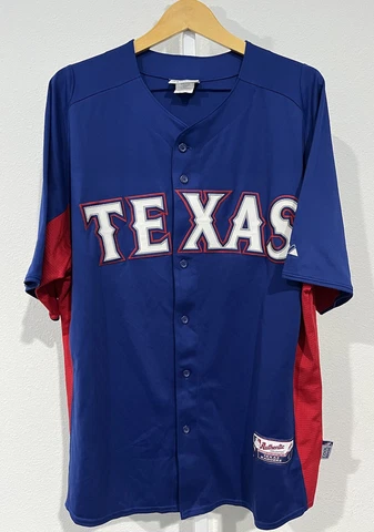 Texas Rangers Majestic Cool Base Batting practice jersey XL #32 Josh Hamilton Cover
