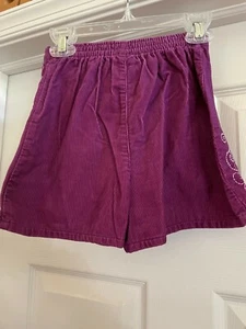 Gymboree Mädchen lila Cord Skort Größe 6 Jahre - einmal getragen - Bild 1 von 2