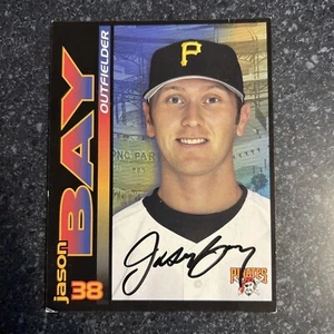 JASON BAY 2004 Rookie Of The Year signed Pittsburgh Pirates 3.5x5 Postcard! - Picture 1 of 2