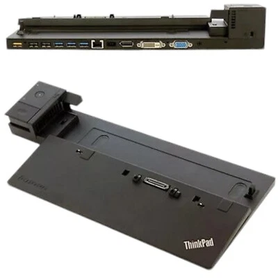 Lenovo Pro Dockingstation 40A1 für ThinkPad L450 T450 USB 3.0 DisplayPort DVI - Bild 1 von 3