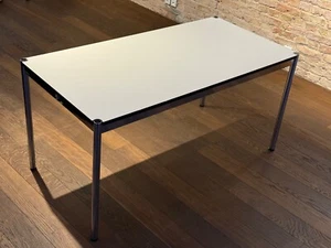 USM Haller Tisch Schreibtisch Bürotisch 150 x 75 *Perlgrau Weiß* - nur Abholung! - Bild 1 von 9