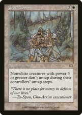 Crackdown Mercadian Masques NM White Rare MAGIC THE GATHERING CARD ABUGames