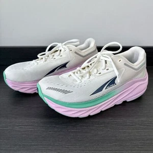 Altra Via Olympus Running Athletic Shoes | White/Pink/Green | Women's 7.5 | EUC - Picture 1 of 8