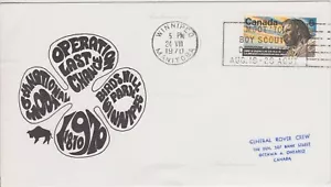 Cubierta Canadá, 1970. Winnipeg a Ottawa. Moot nacional de Operation Last Chance 6th - Imagen 1 de 2