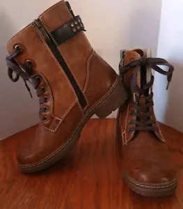 Spring Step Sherpa Lined Ankle Boots Size 37- US-6.5 - Picture 1 of 16