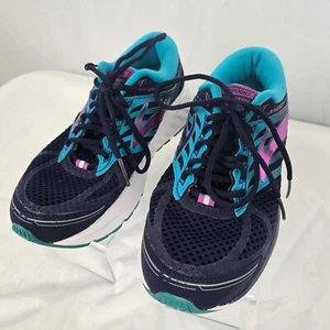 Brooks Addiction 13 Running Shoes Women's Size 8 B Blue Teal Purple Lace Up - Picture 1 of 17