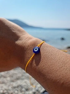 Evil eye bracelet or anklet Nazar Turkish Greek Protection Good luck Jewelry - Picture 1 of 2
