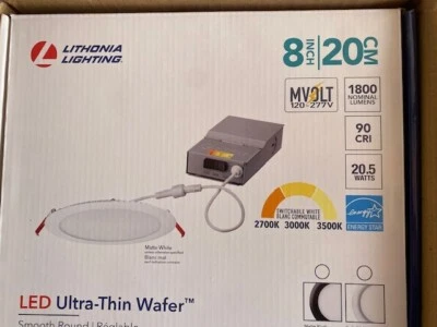 Lithonia Lighting 8” WF8 27K30K35K 90CRI MW M6 LED Color Temperature Selectable