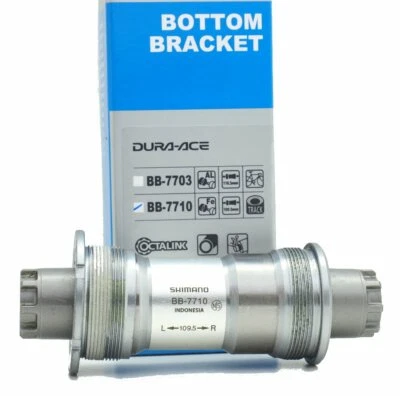 Shimano Dura Ace Track Bicycle BB-7710 BSA Thread 68 x 109.5mm w/o oil seal ver. - Image 1 of 3