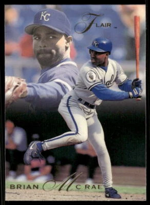 1993 Flair #221 Brian McRae - Image 1 of 2