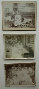 New Alexandria PA Antique Photo Lot (1) - Cook Women Family Homestead Dog Friend - Picture 1 of 8