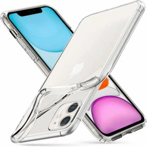 COVER CUSTODIA per PER APPLE IPHONE 11 11 PRO MAX TRASPARENTE MORBIDA SOTTILE - Foto 1 di 29