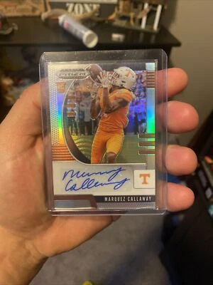 2020 Prizm Marquez Callaway RC Rookie Silver Refractor Auto SAINTS WR AUTOGRAPH - Image 1 of 2