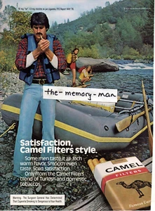 Camel Cigarettes 1979 Bild Druck Werbung Ausschnitt Seite Wildwasser Rafting - Bild 1 von 2