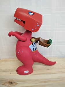 Little Tikes BC Builders Red T Rex Dinosaur Works! - Picture 1 of 8
