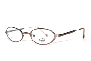 NUEVAS GAFAS AUTÉNTICAS VIVA KIDS VV 229 BRN MARRÓN METAL MARCOS RX 42-19-130 MM - Imagen 1 de 5