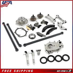 For Cadillac Chevrolet GMC Timing Chain Kit Oil Pump Water Pump VTC Solenoid - Picture 1 of 17