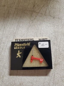 NEW Pfanstiehl 161-DS77 Diamond Needle Stylus Dual Needle 161DS7 astatic n52 53  - Picture 1 of 2
