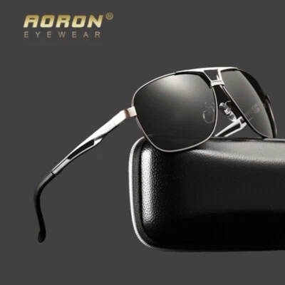 Gafas de sol polarizadas fotocromáticas de aluminio para hombre UV400 gafas para conducir piloto Foto 1 de 4