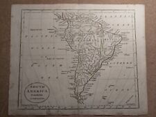1805 South America  - Atlas to Guthrie's Geographical Grammar Antique Map 217yrs