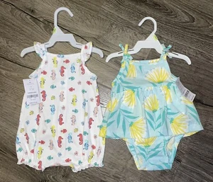 Carter's Rompers neonata taglia 3 mesi nuove con etichette - Foto 1 di 4