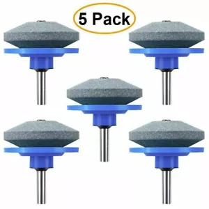 5Pcs Universal Lawn Mower Blade Sharpener Grinding Power Drill Garden Tool Kit - Picture 1 of 6