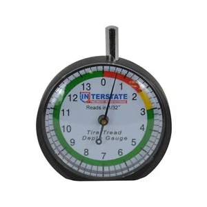 Interstate Pneumatics Professional Dial Tire Tread Depth Gauge 1/32" Increments - Picture 1 of 4