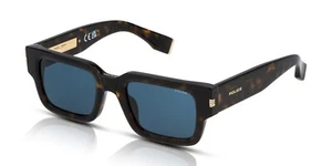 Police G.O.A.T. 1 SPLP32 Men's Sunglasses 0722 Shiny Dark Havana/Blue - Picture 1 of 2