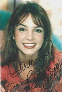 Britney Spears ECHT handsigniertes 4x6" Jungfoto JSA LOA handsigniert RAR - Bild 1 von 2