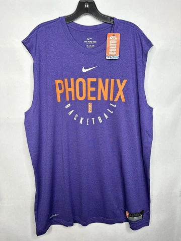 Nike WNBA Phoenix Mercury Practice Court Jersey Tank XXL- TALL Purple Athletic Cover