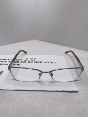 Marco de gafas Dolce & Gabbana DG1136 204 Italia plata/beige media borde 52-17-135 Foto 1 de 4