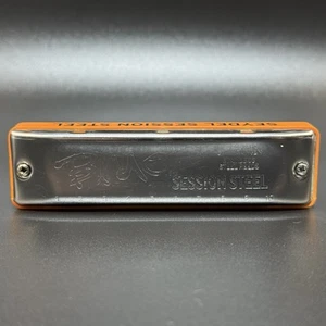 Seydel Session Steel Harmonica Low F Key Orange Comb Stainless Steel Reeds - Picture 1 of 6