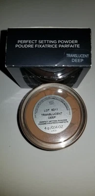 Cover FX Perfect Setting Powder Translucent Deep 0.14 oz TRAVEL SIZE- NEW IN BOX - Image 1 of 4