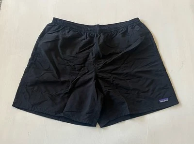 Pantalones Cortos Patagonia Para Hombre XL Bolsos Largos 7" Entrepierna Piscina de Marea Negro Elastizado Natación Foto 1 de 4
