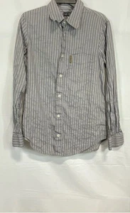 Armani Jeans Men's Multicolor Striped Slim Fit Dress Shirt - Size M - Picture 1 of 6