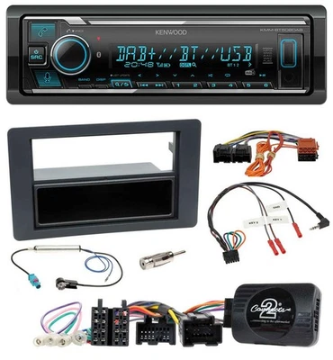Kenwood Bluetooth Lenkrad DAB USB Autoradio für Saab 9-5 YS3E Facelift 2005-2011 - Bild 1 von 4