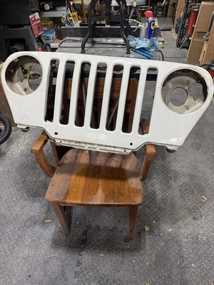 Jeep TJ Wrangler OEM parrilla delantera carcasa repintada negra 1998-2006 47435 Foto 1 de 3