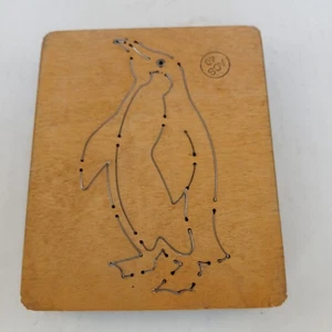 Penguin #3 Animal Ellison Educational Equipment Accucut Wood Dies 6"x5"  - Picture 1 of 3