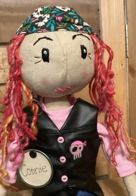 Muñeca motera primitiva ~ ÚNICA ~ Connie Foto 1 de 4