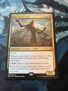 MTG The Locust God - Hour of Devastation Mythic Rare Legendary Creature - Bild 1 von 1