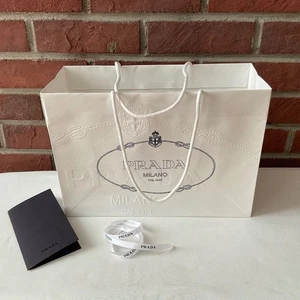 Prada Shopping Bag Ribbon & Receipt/Note Holder NEW - Picture 1 of 10