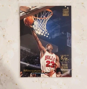 1993-94 Topps Stadium Club Michael Jordan Chicago Bulls Triple Double Card #1 - Picture 1 of 2