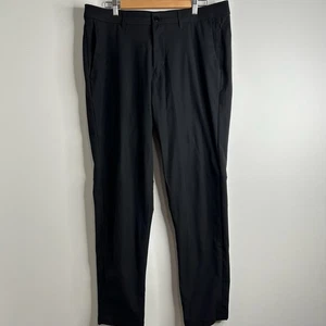 Pantalones Lululemon ABC para Hombres 36 Calce Ajustado Negro Cremallera Bolsillo Tecnología Elastizados Atletismo - Imagen 1 de 8
