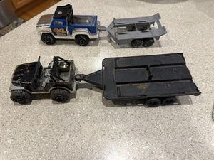 2 Vintage Tonka Truck/Jeep Trailer Sets. 1970’s. - Picture 1 of 14
