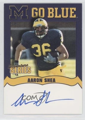 2002 TK Legacy Michigan Wolverines Go Blue Auto Aaron Shea #MGB14 Auto - Image 1 of 2
