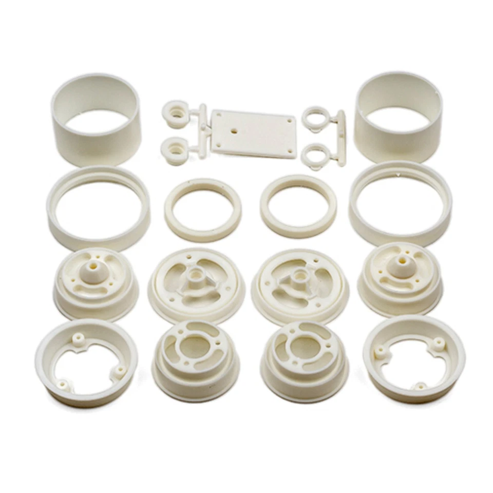 Associated 6643 Front & Rear White Wheels for RC10 - Image 1 of 1