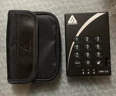 Apricorn Aegis Padlock USB 3.0 256 AES Encryption 1TB Hard Drive A25-3PL256-1000 - Image 1 of 4