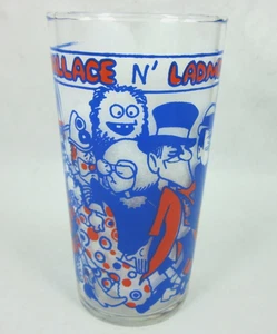 Vintage Guggy's Family Restaurant WALLACE N' LADMO Show colorido vaso de bebida AZ - Imagen 1 de 6