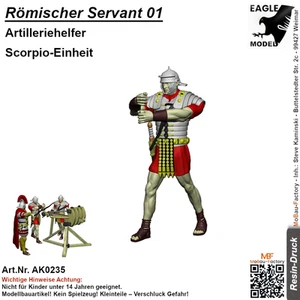 Servidor Romano 01 Auxiliar de Artillería Unidad Escorpio - Imagen 1 de 4